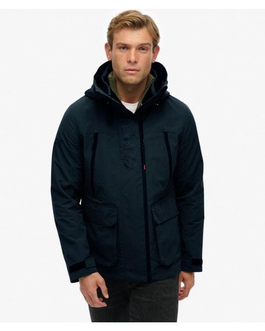 Homme Coupe-Vent Colour Block Taille Superdry pour homme en coloris Blue