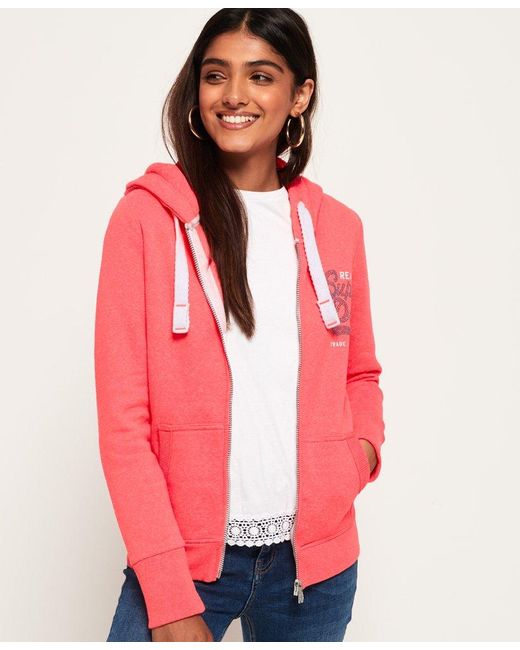 superdry rhinestone hoodie