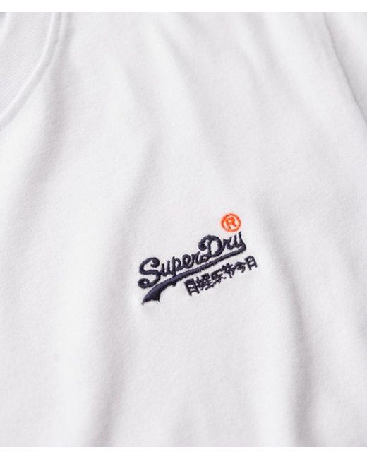 Superdry White & Co Essential Embroidered T-shirt for men