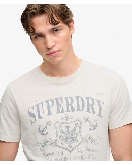 Superdry Blue & Co Mercantile T-shirt for men