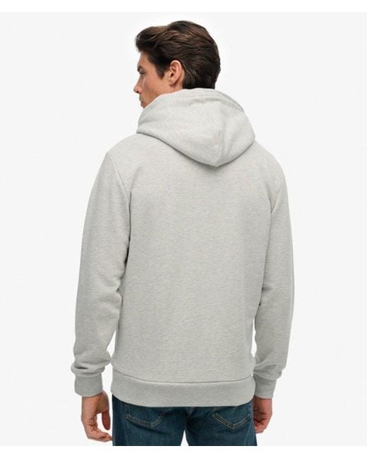 Homme Athletic Essentials Sweat À Capuche Taille Superdry pour homme en coloris Gray