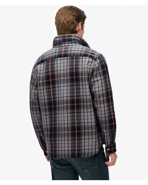 Superdry Black & Co The Merchant Store - Heavy Checked Shirt for men