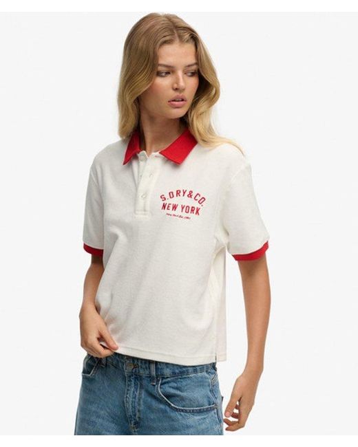 Superdry White & Co Heritage Terry Polo