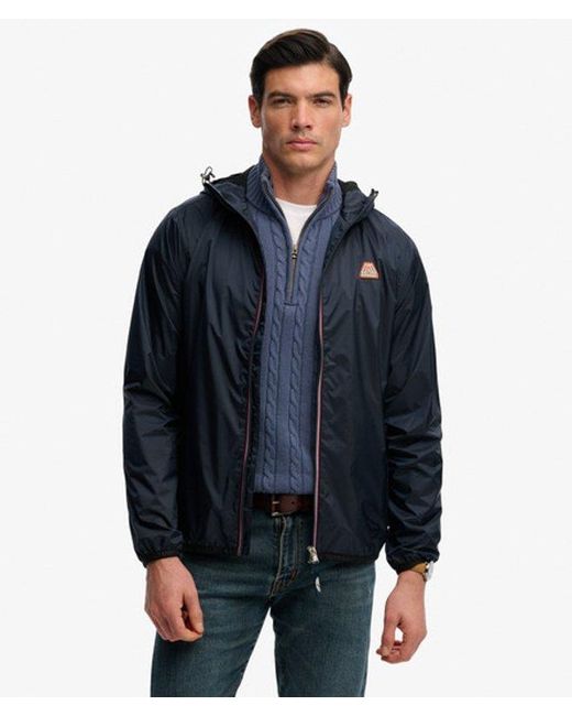 Superdry Blue & Co Essential Windbreaker Jacket for men
