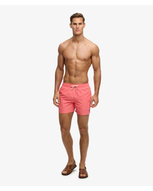 Superdry & Co Embroidered Logo 15- Inch Swim Shorts for men