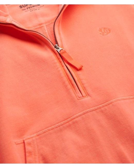 Superdry Orange & Co Studios Half Zip Sweatshirt