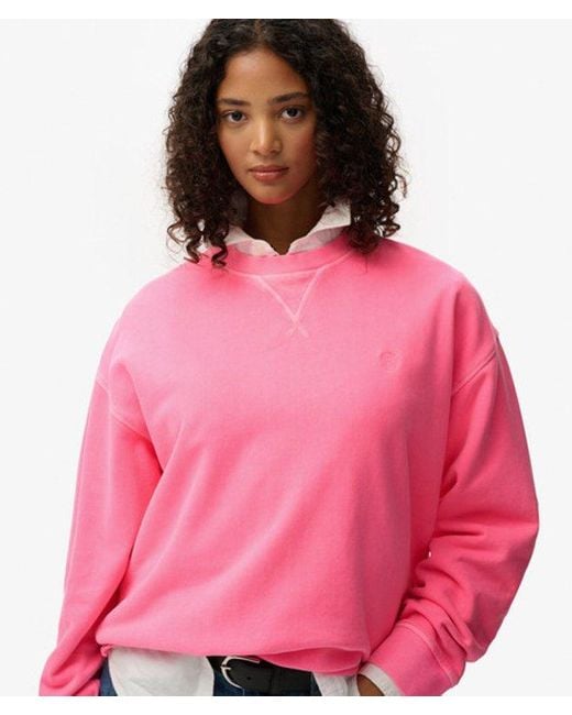 Superdry Red & Co Studios Crew Sweatshirt
