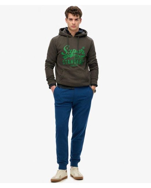 Superdry Green Standard Script Hoodie for men