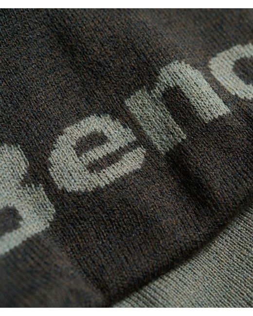 Superdry Gray Bench X & Co Bench Jacquard Skater Beanie Hat for men