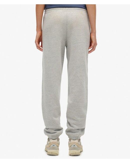 Superdry Blue Essential Logo Cuffed Joggers