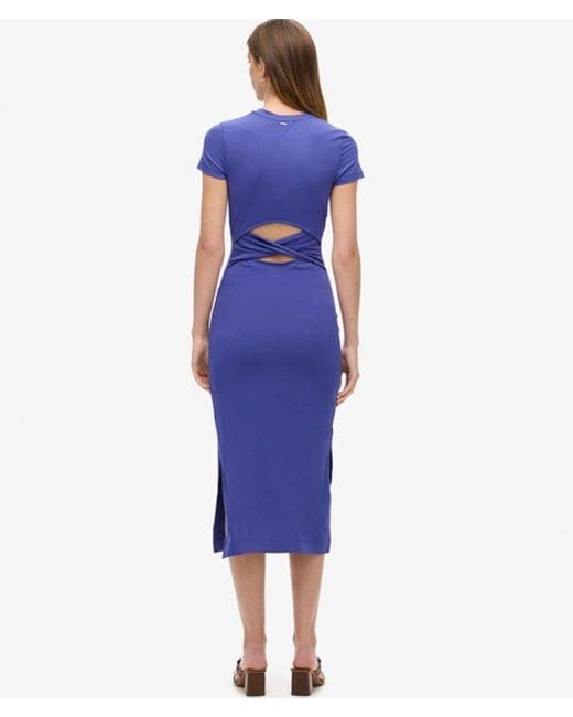 Superdry Blue & Co Midi T-shirt Dress