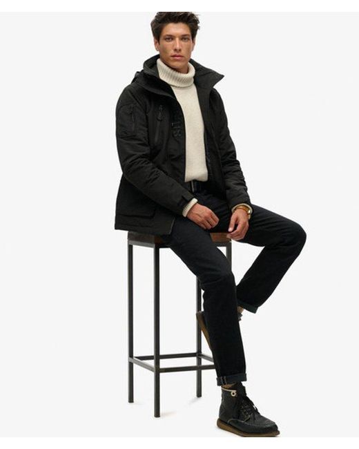 Superdry Black & Co Ultimate Windbreaker Jacket for men