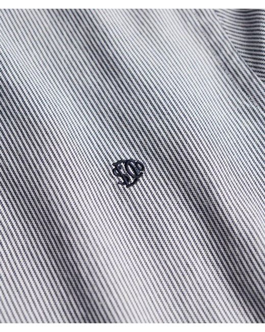 Superdry Gray & Co Classic Oxford Long Sleeve Shirt for men