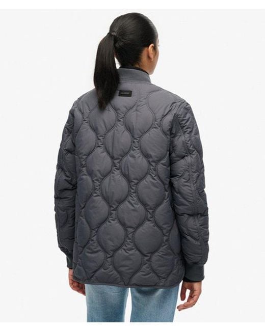 Superdry Gray & Co Short Quilted Liner Jacket