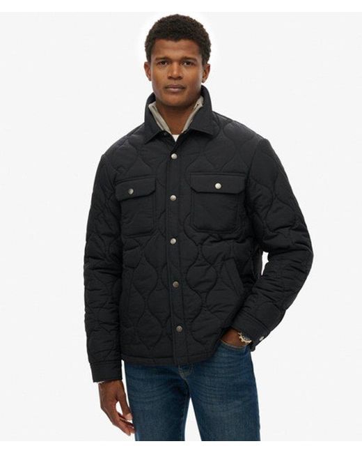 Superdry Black & Co Surplus Liner Overshirt for men