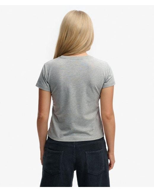 Superdry Blue Athletic Essentials Varsity Number T-shirt