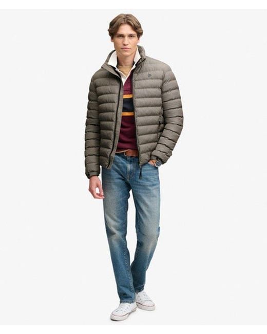 Superdry Brown Fuji Estate Padded Jacket for men