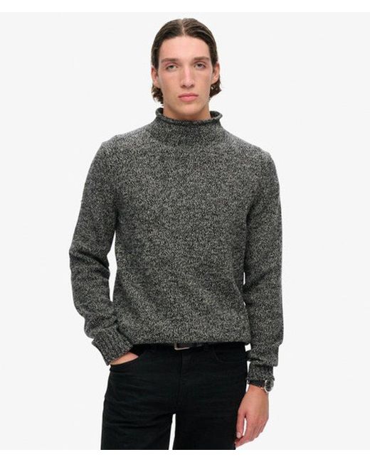 Superdry Green & Co 90s Roll Neck Jumper for men