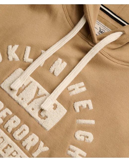 Superdry Brown & Co Vintage Prep Chenille Hoodie