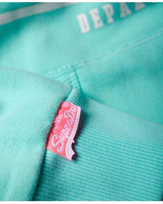 Superdry Green Track & Field Hoodie City Mint