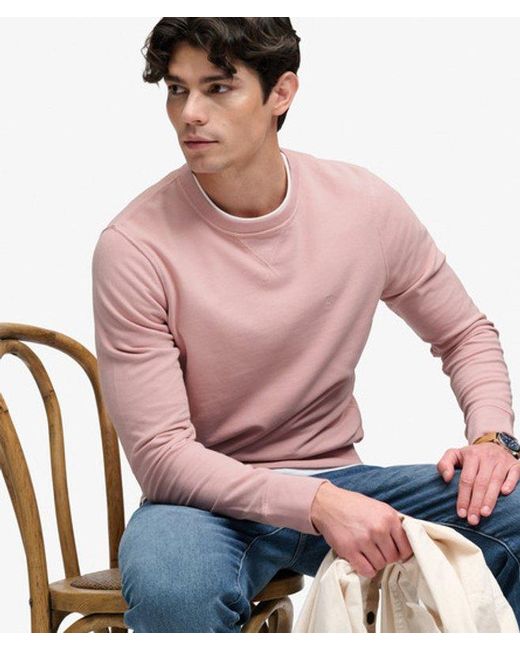Superdry Red & Co Classic Essential Sweatshirt for men