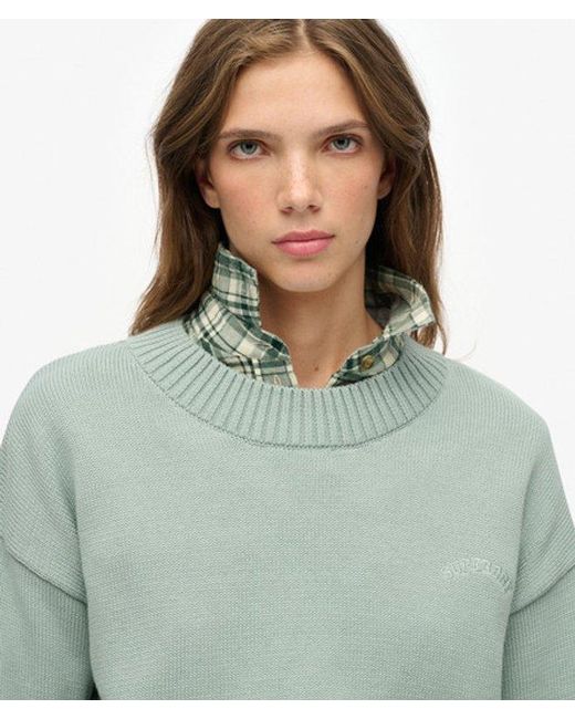 Superdry Green & Co Essential Crew Neckline Jumper