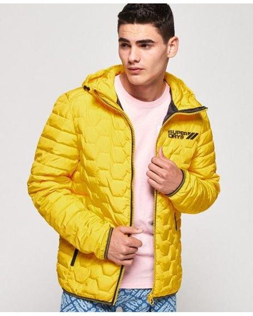 mens yellow down jacket