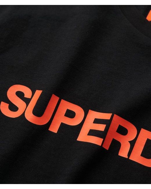 Superdry Black & Co Tech Logo Relaxed T-shirt for men
