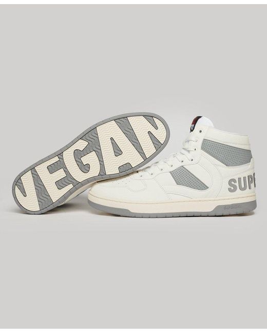 Superdry Hoge Vegan Jump Sneakers in het Metallic voor heren Lyst NL