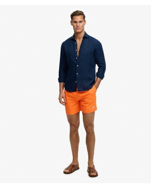 Superdry Orange & Co Essential 16-inch Swim Shorts for men
