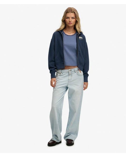 Superdry Blue & Co Heritage Hamptons Zip Hoodie