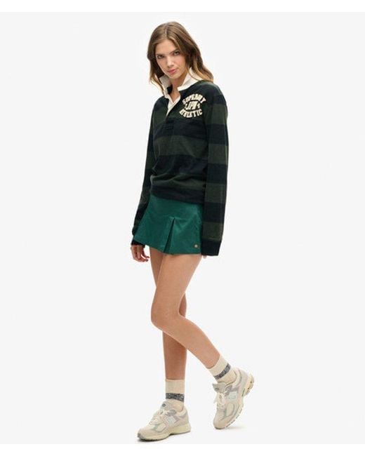 Superdry Green Fully Lined Tennis Skirt