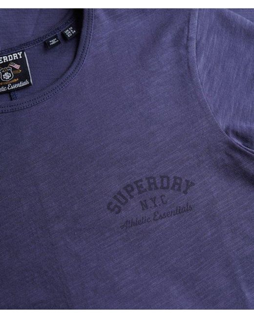 Superdry Blue & Co Athletic Essential Slub T-shirt