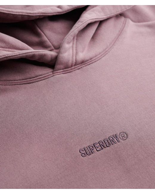 Superdry Brown & Co Micro Logo Hoodie for men