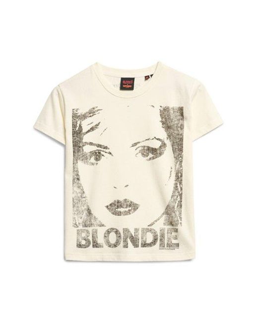 Superdry Gray & Co Blondie X & Co Fitted T-shirt