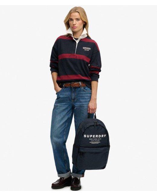 Superdry Logo Graphic Montana Rugzak in het Blue