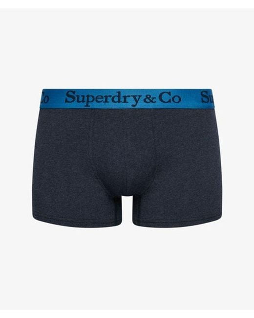Superdry Blue Co Trunk Triple Pack for men