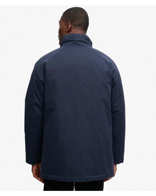 Superdry Blue & Co Premium Padded Car Coat for men