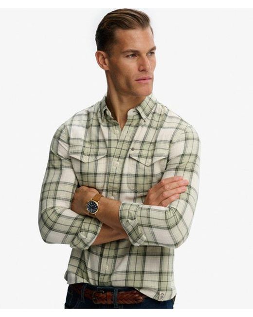 Superdry Green & Co The Merchant Store - Lite Check Shirt for men