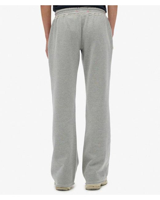 Superdry Blue & Co Athletic Print Flare joggers