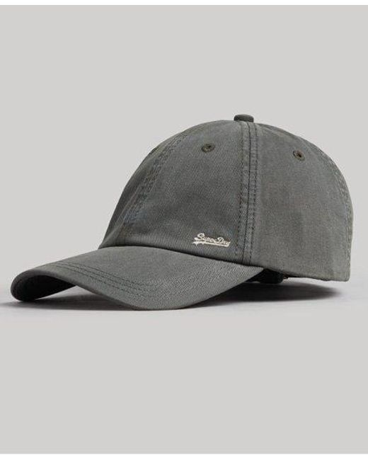 Superdry Gray Vintage Embroidered Cap