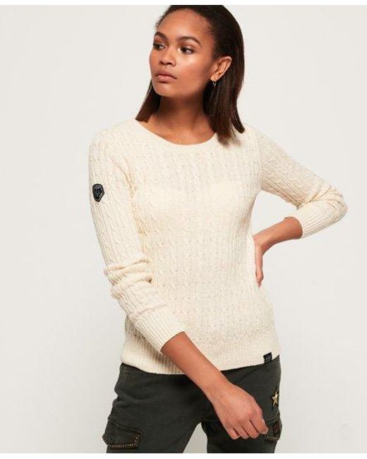 superdry croyde cable knit jumper