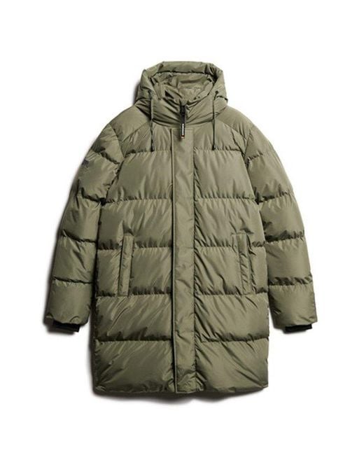 Doudoune à capuche sports Superdry pour homme en coloris Green