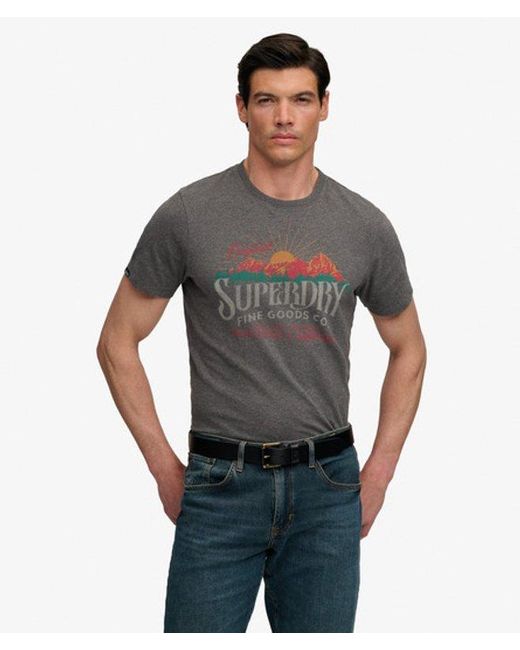 Superdry Black & Co Classic Leather Belt for men