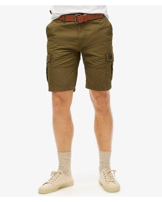 Superdry Green & Co Parachute Cargo Shorts for men