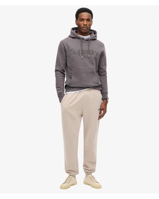Superdry Gray & Co Core Logo City Loose Fit Hoodie for men