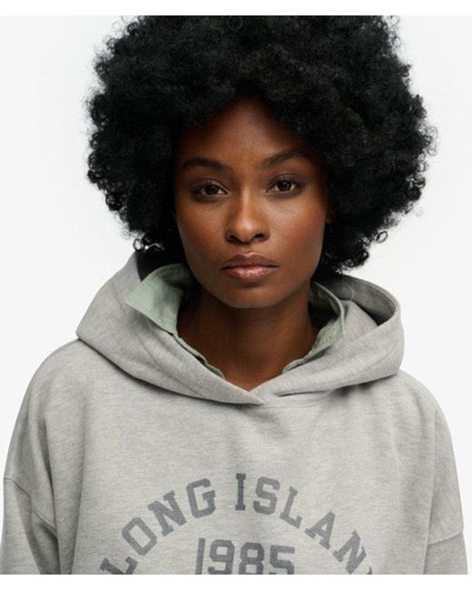 Superdry Gray & Co Athletic Essentials Relaxed Hoodie