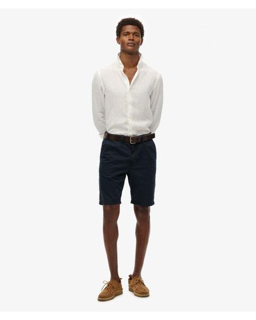Superdry White & Co Vacation Long Sleeved Linen Shirt for men