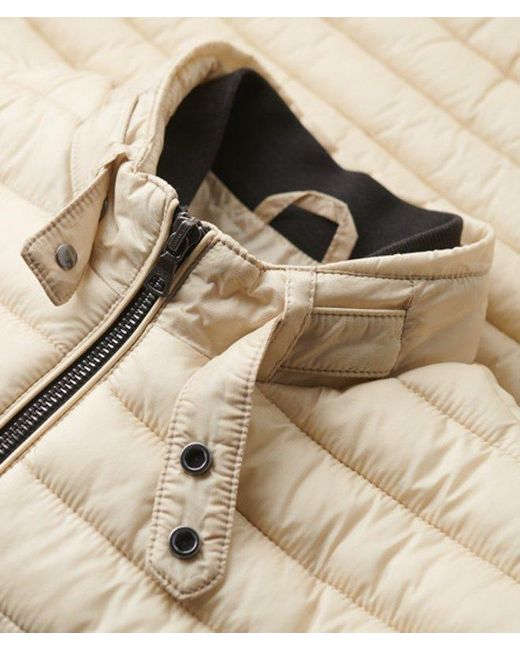 Superdry Natural Fully Lined Lightweight Short Puffer Coat for men