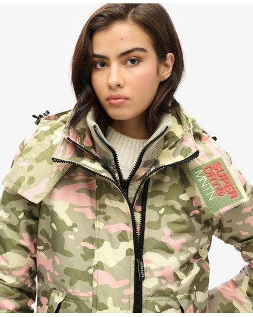 Superdry Natural Hooded Mountain Windbreaker Jacket